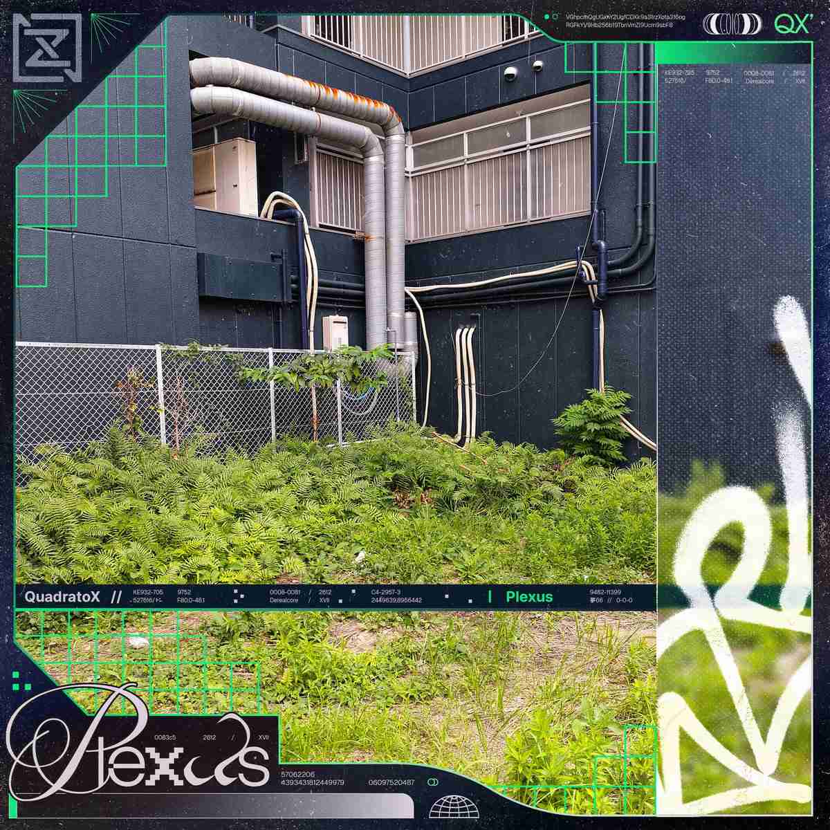 quadratox plexus idm experimental ambient noise album art cover